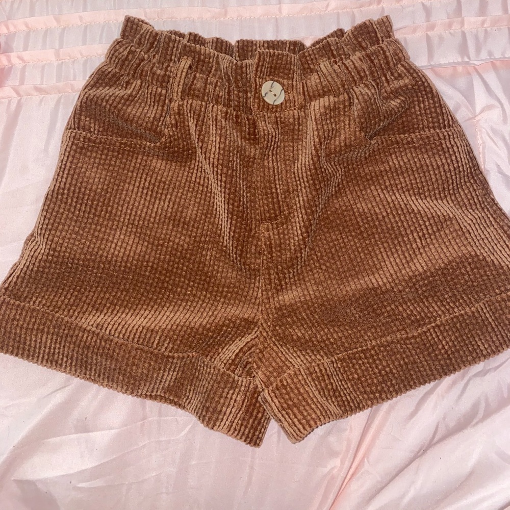 Corduroy shorts